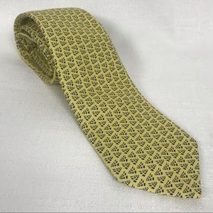 Vineyard Vines Yellow & Navy Blue Tie